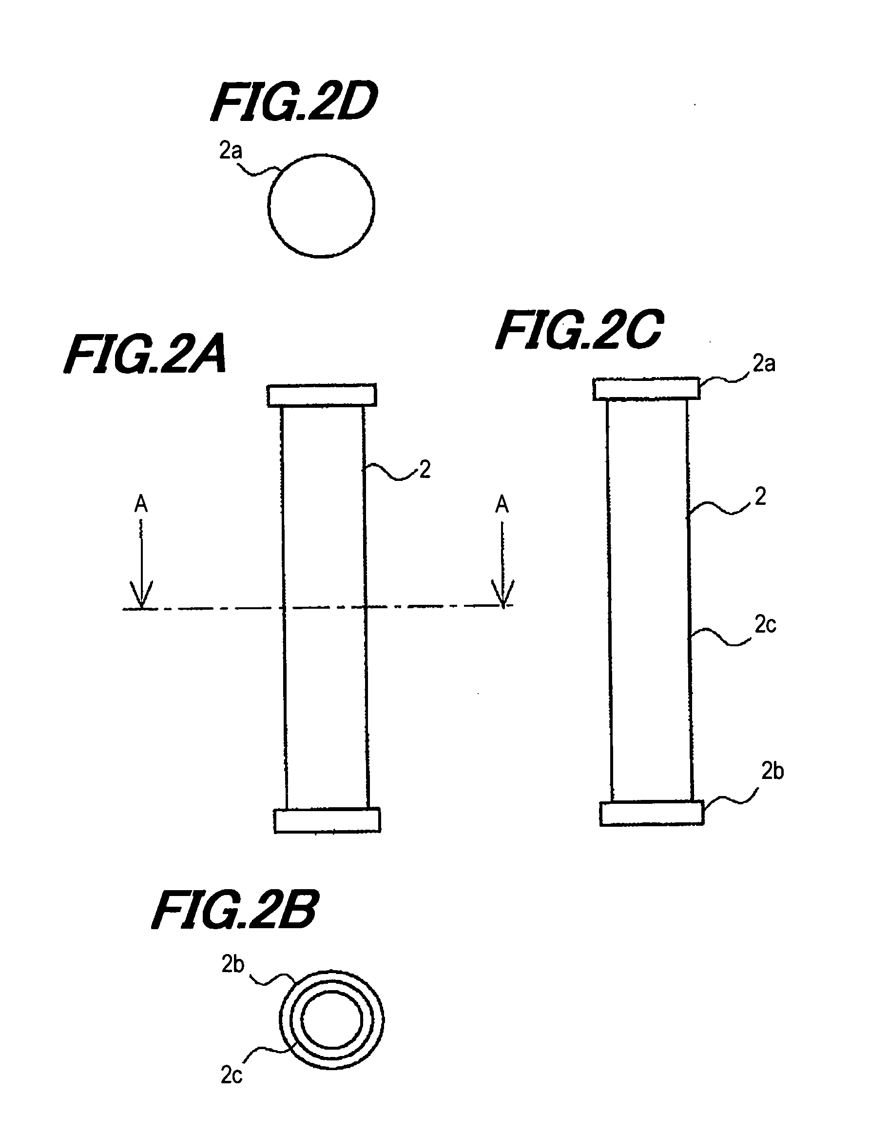 Load measuring sensor for rod-shaped body and load measuring system