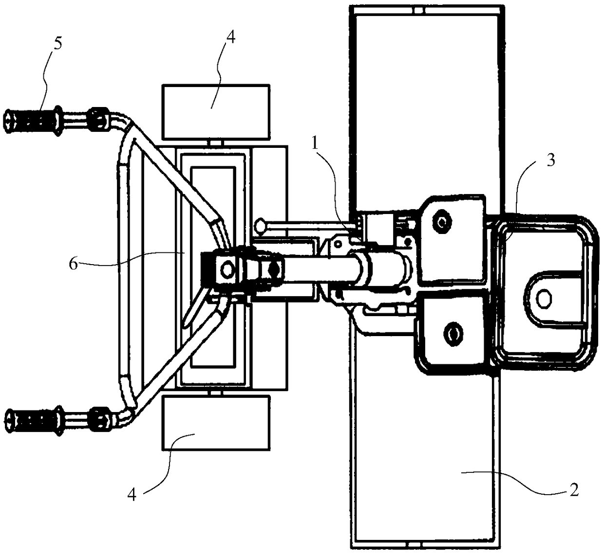 Miniature rotary tillage weeding machine