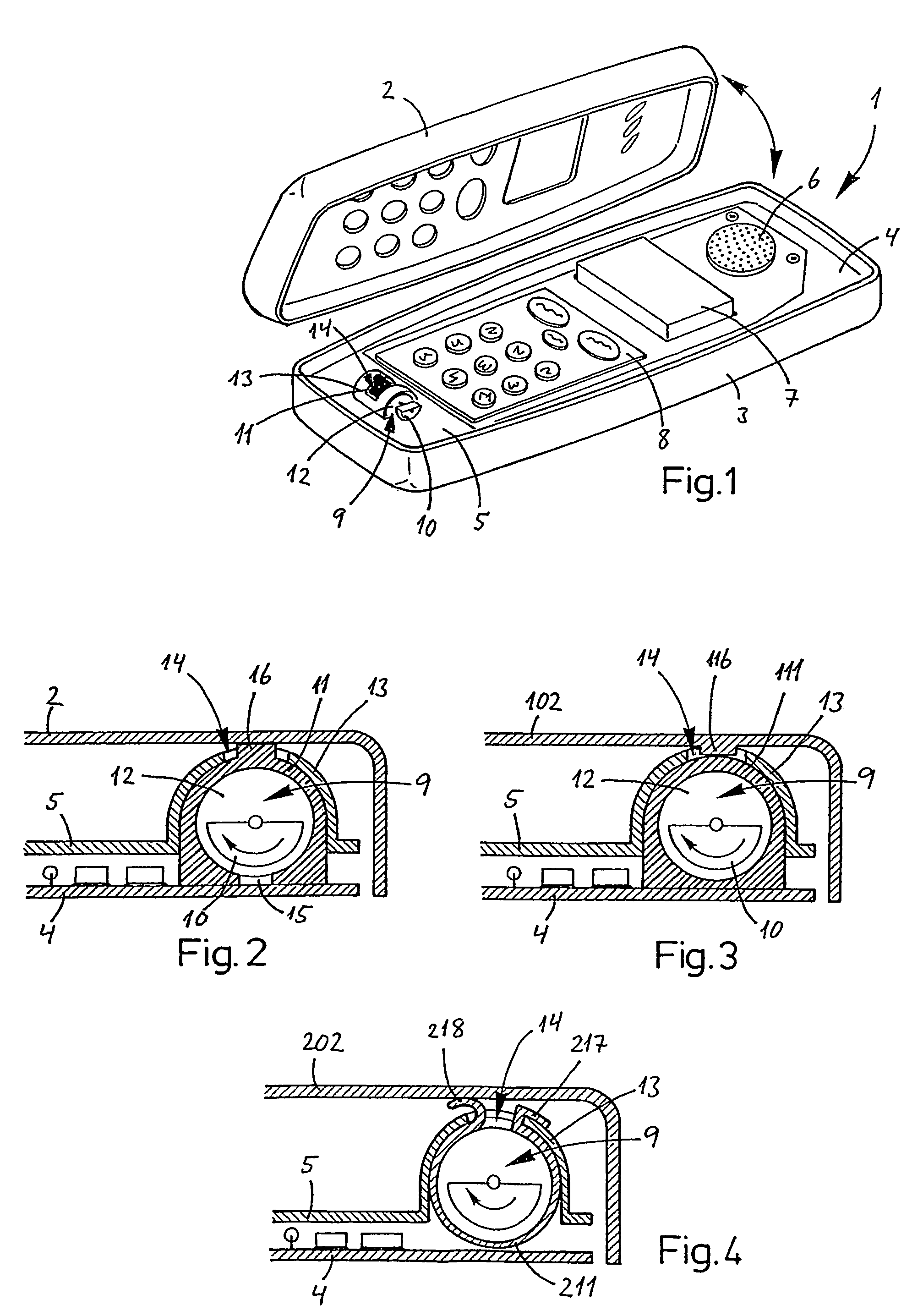Electronic device with a vibrator and an exchangeable cover