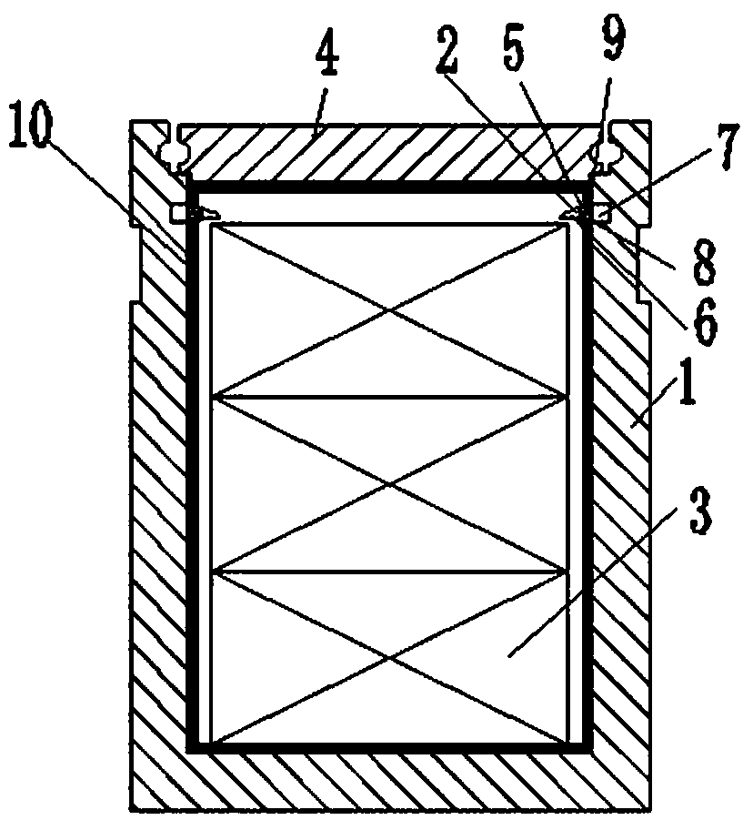 High-integrity container with anti-floating mechanisms for radioactive waste disposal