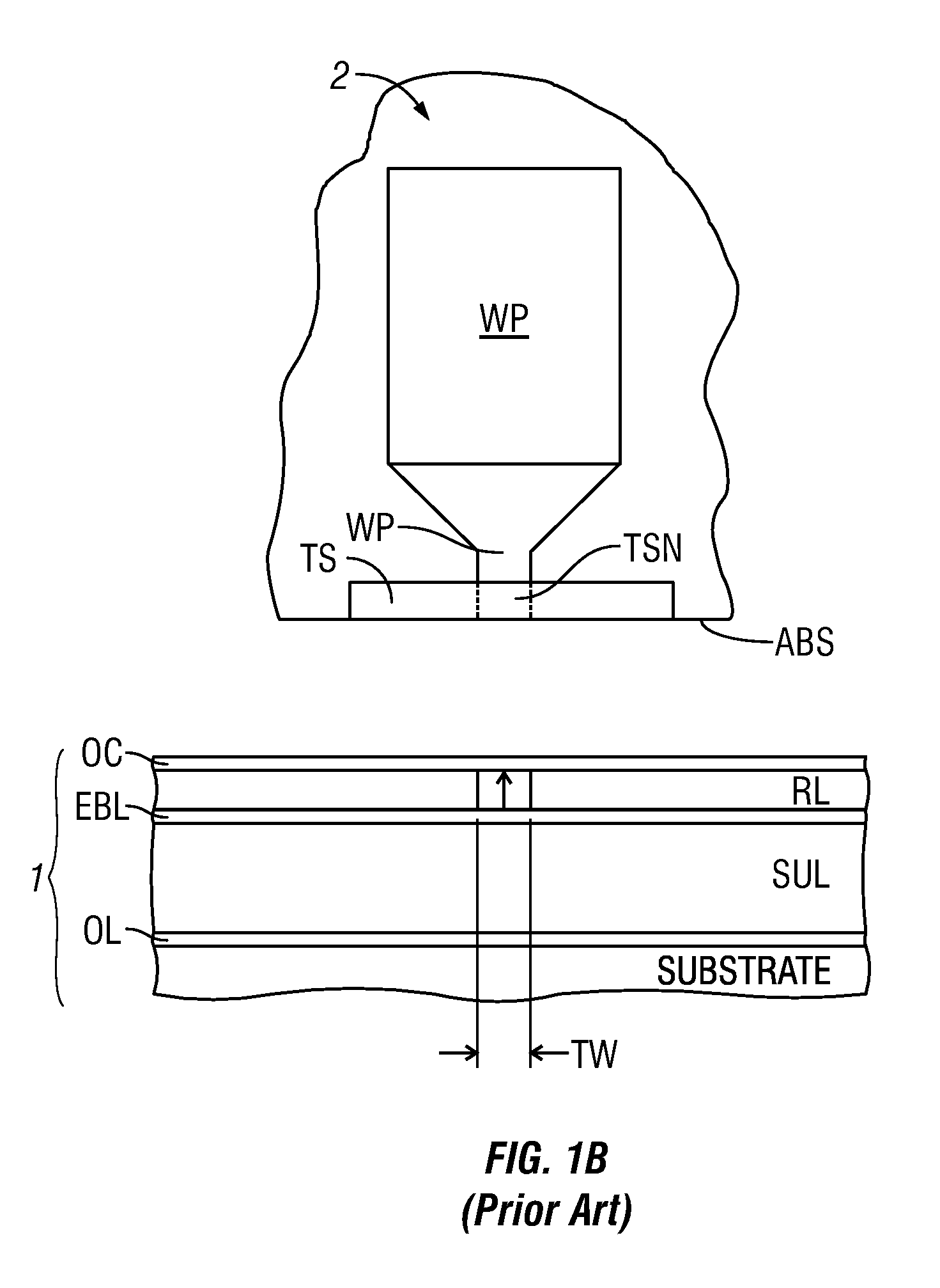 Perpendicular magnetic recording system with medium having thin soft underlayer and recording head having thick-throat trailing shield