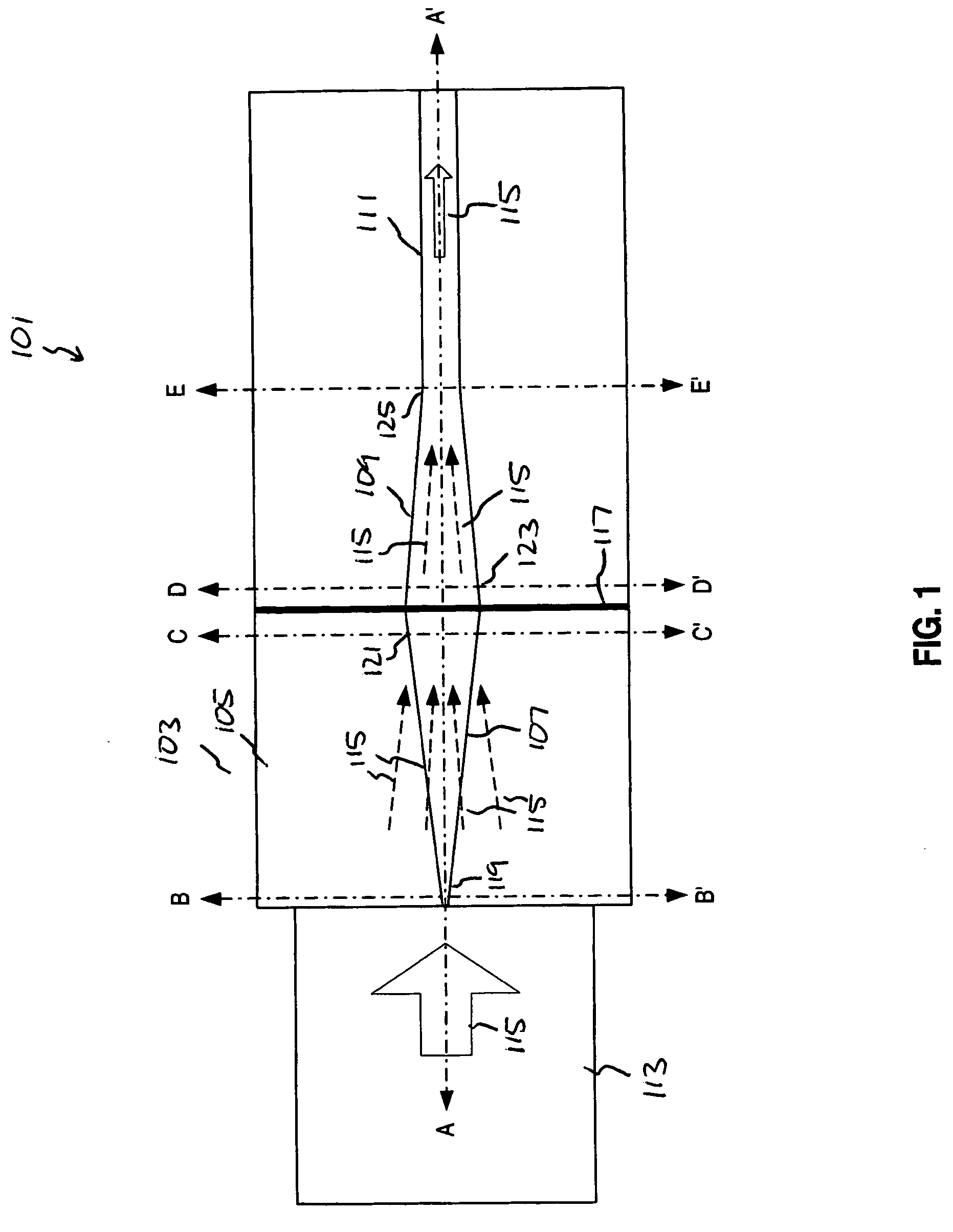 Method and apparatus for tapering an optical waveguide