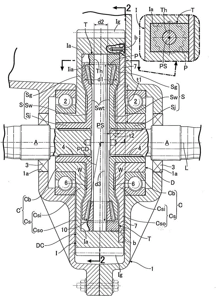 Differential device and method of manufacturing the same