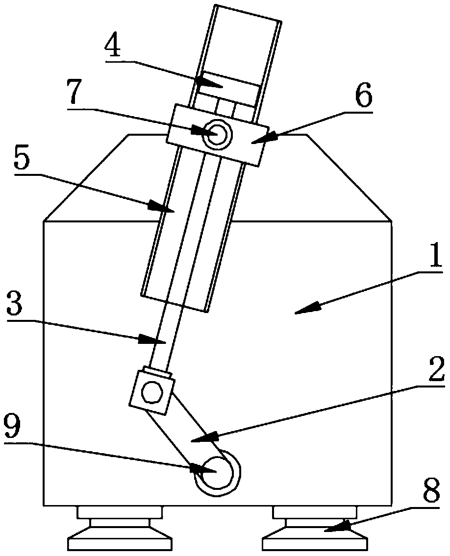 Pendulum cylinder pneumatic engine