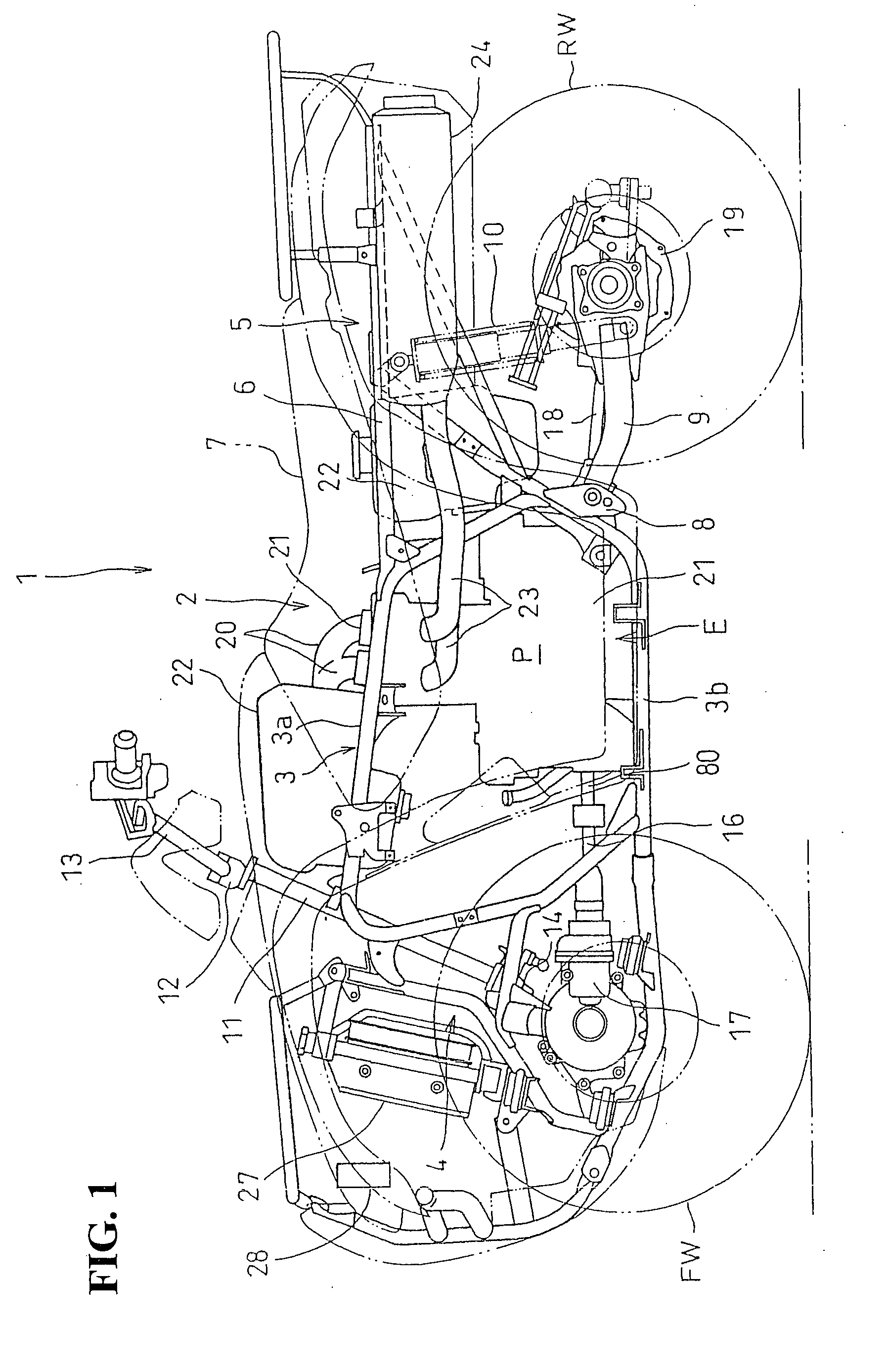Oil filter mounting structure in internal combustion engine