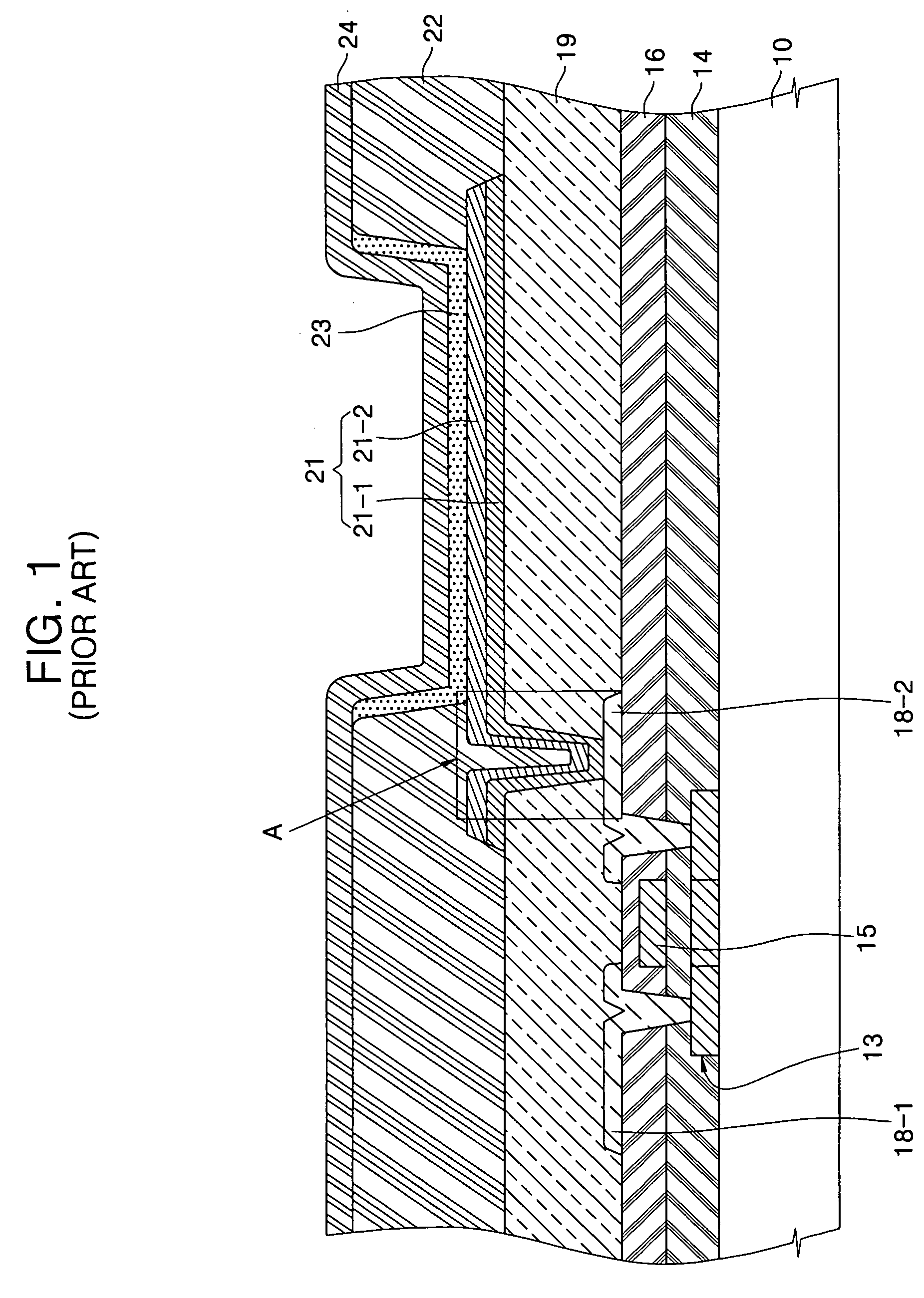 Top-emission organic light-emitting display device and method of fabricating the same