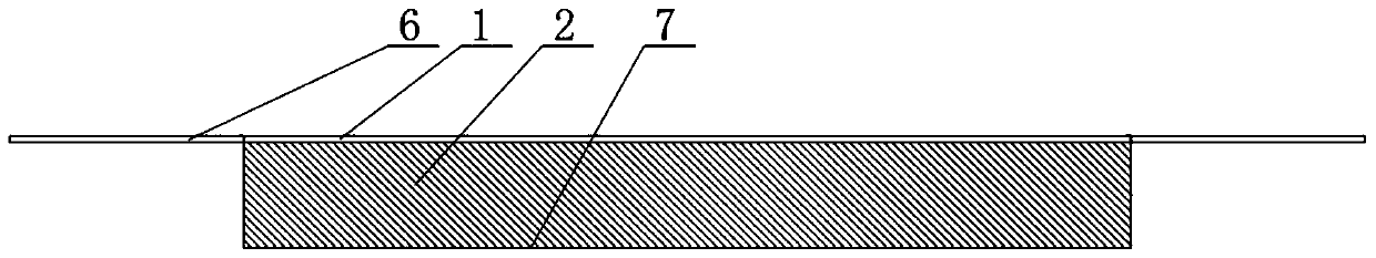 Light-weight composite sound baffle for ship and manufacturing method
