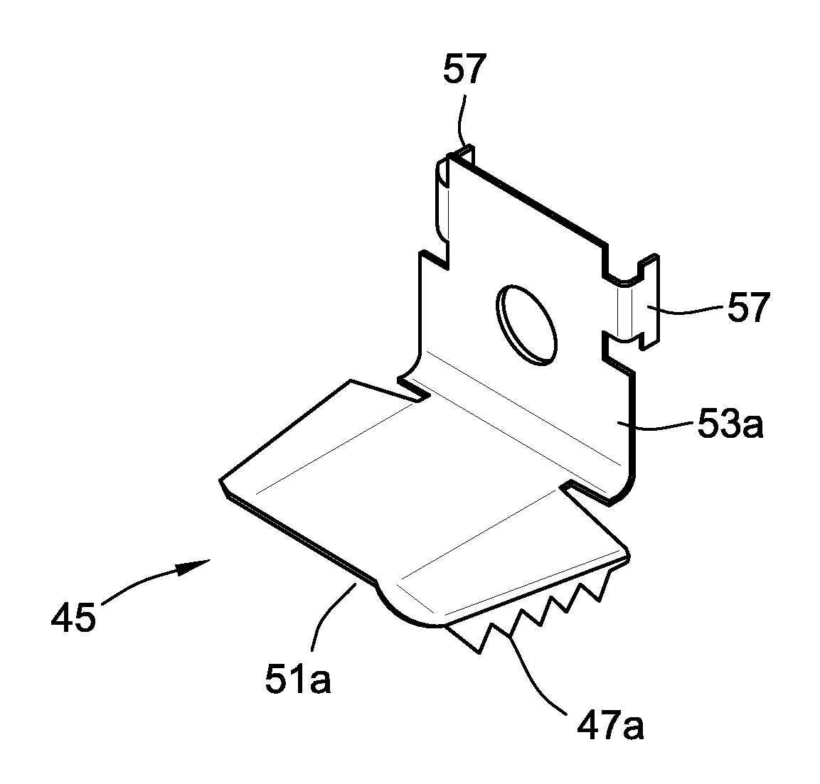 Dual Material Ground Clip For A Busway Plug In Unit