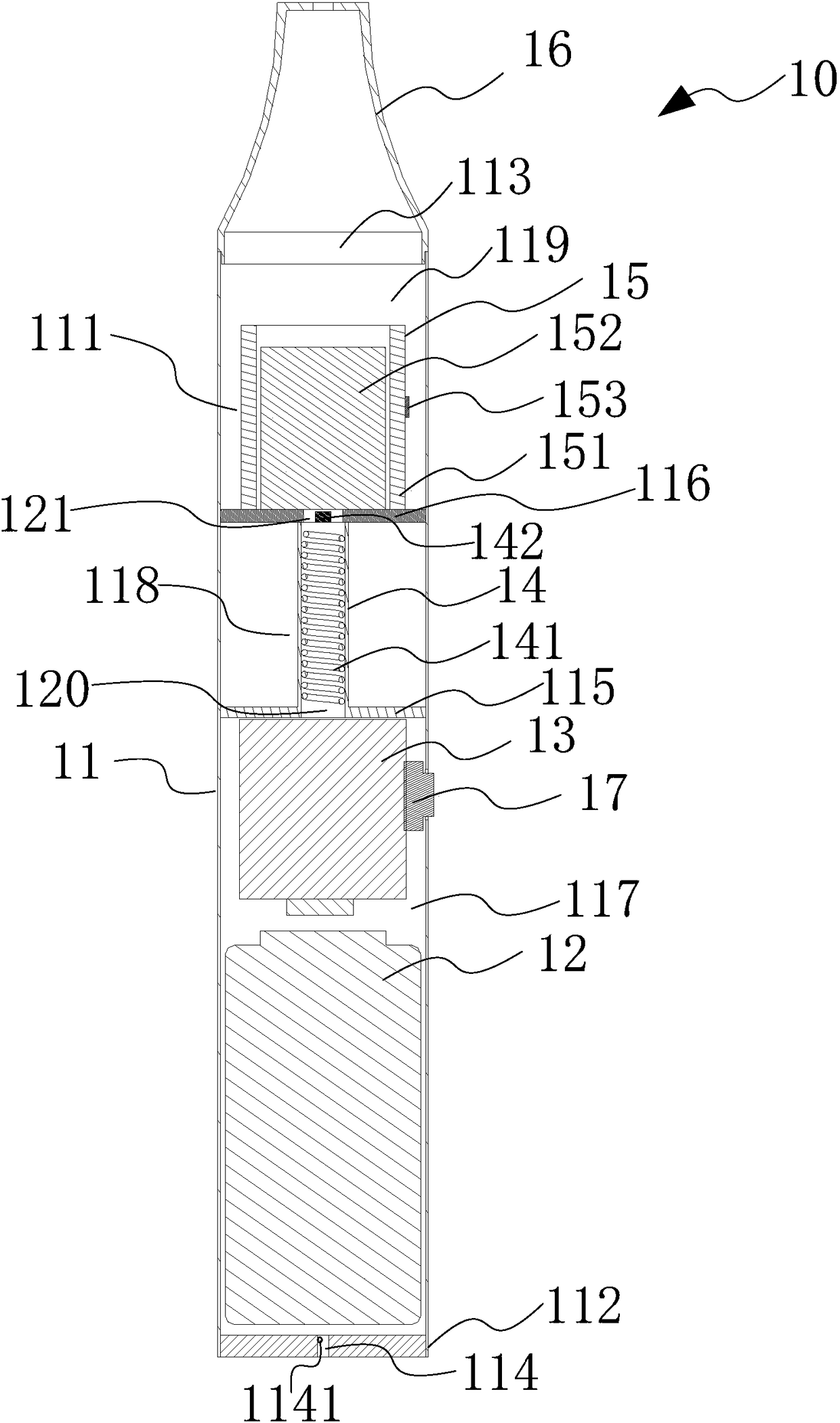 Smoking device with function of preheating