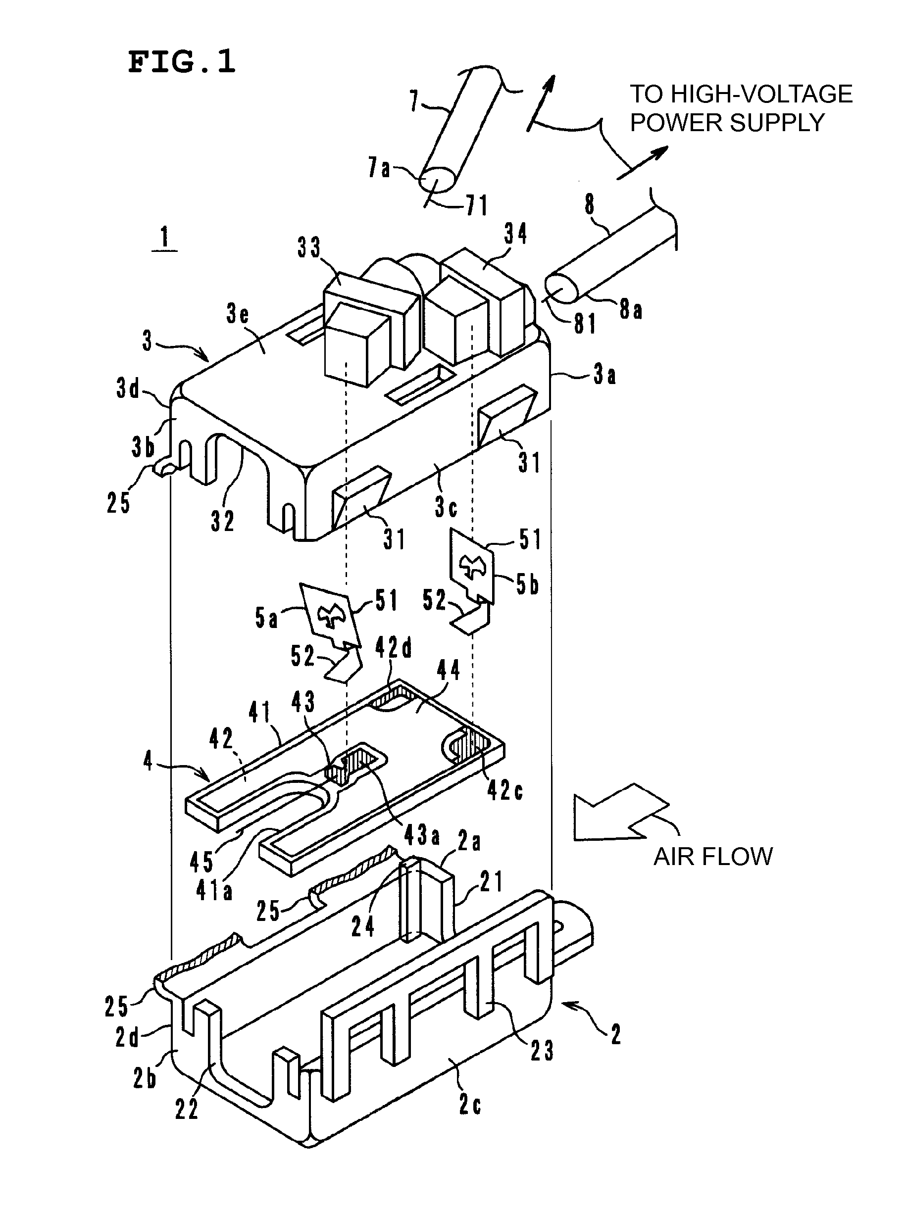 Ion generating unit and ion generating apparatus