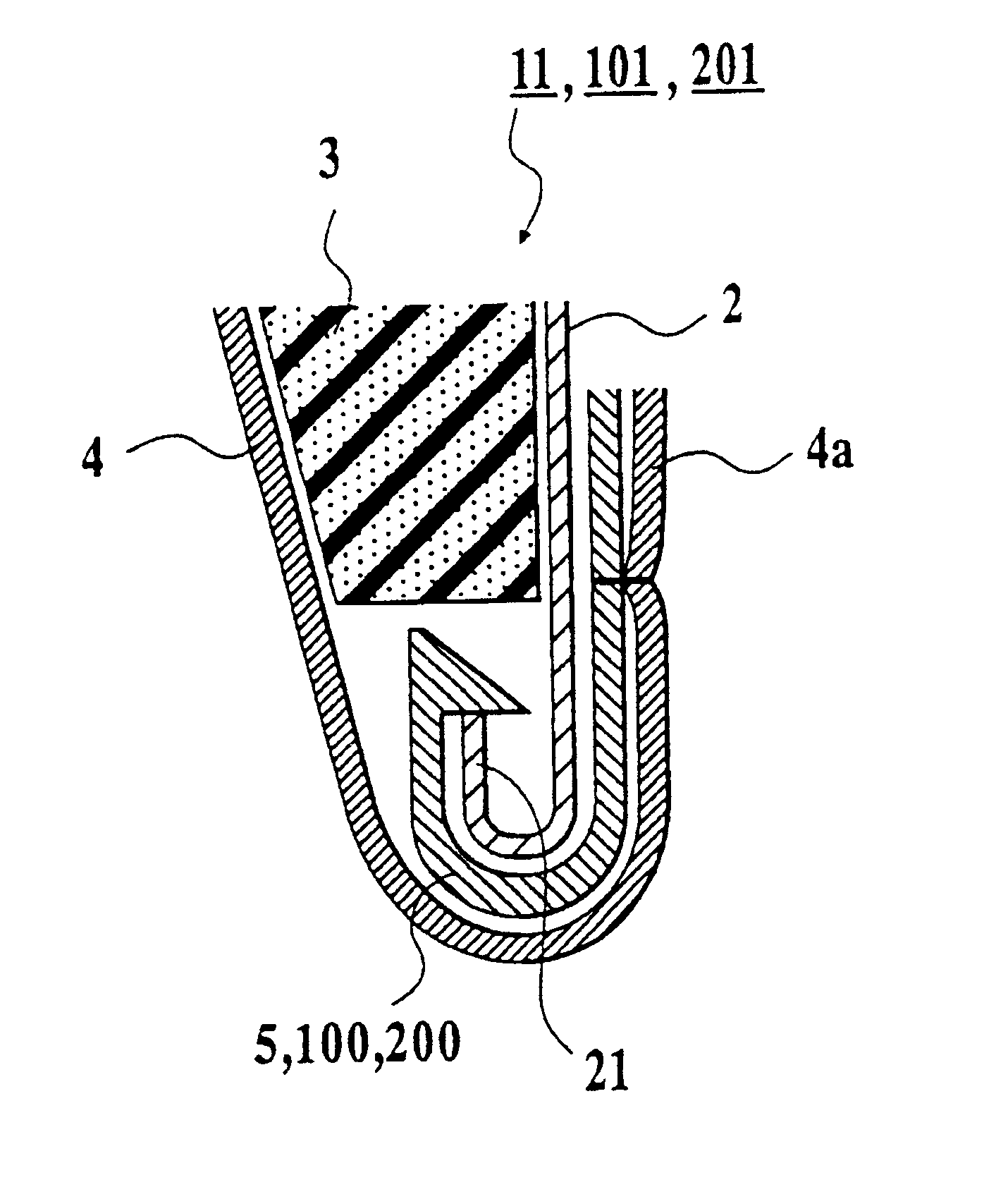 Trim cover attachment member of vehicle seat, manufacturing method thereof and vehicle seat