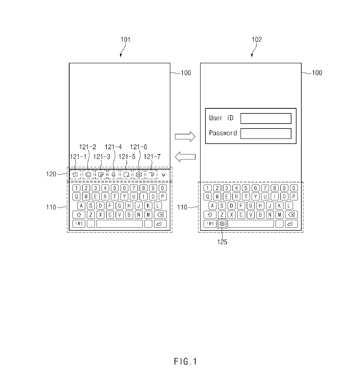 Apparatus and method for providing function associated with keyboard layout