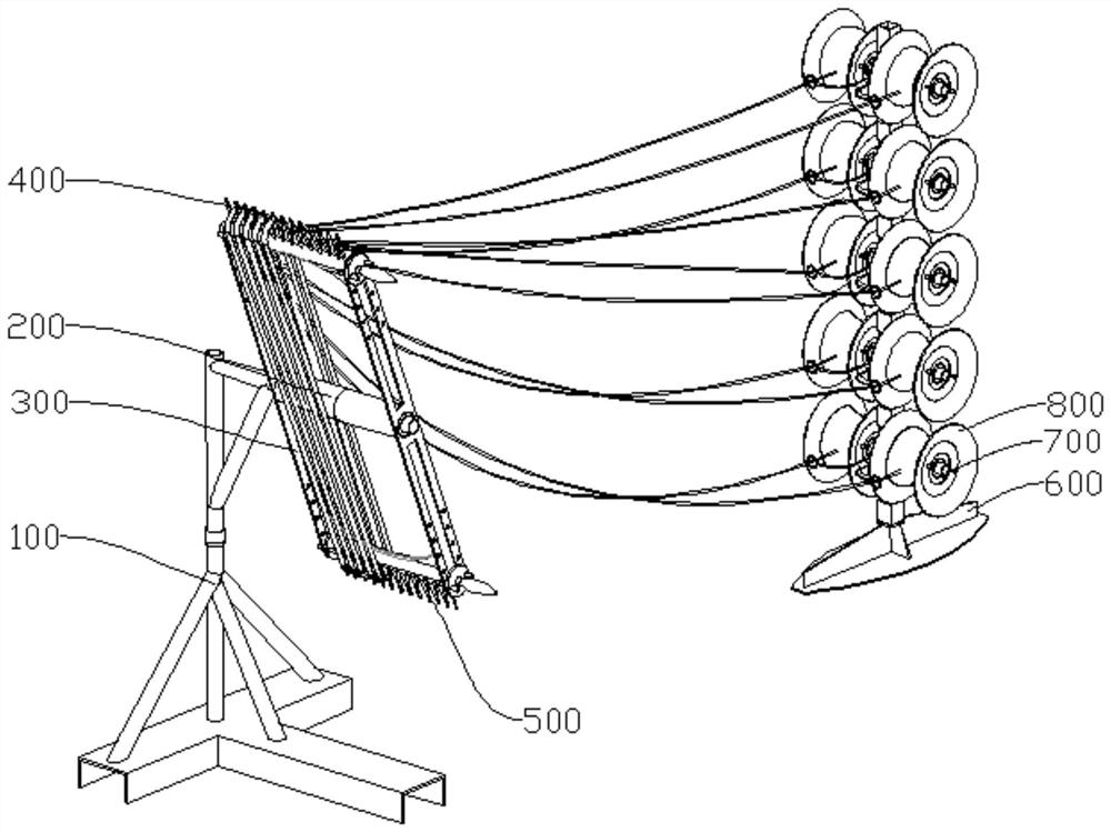 Device for manufacturing data acquisition wire bundle