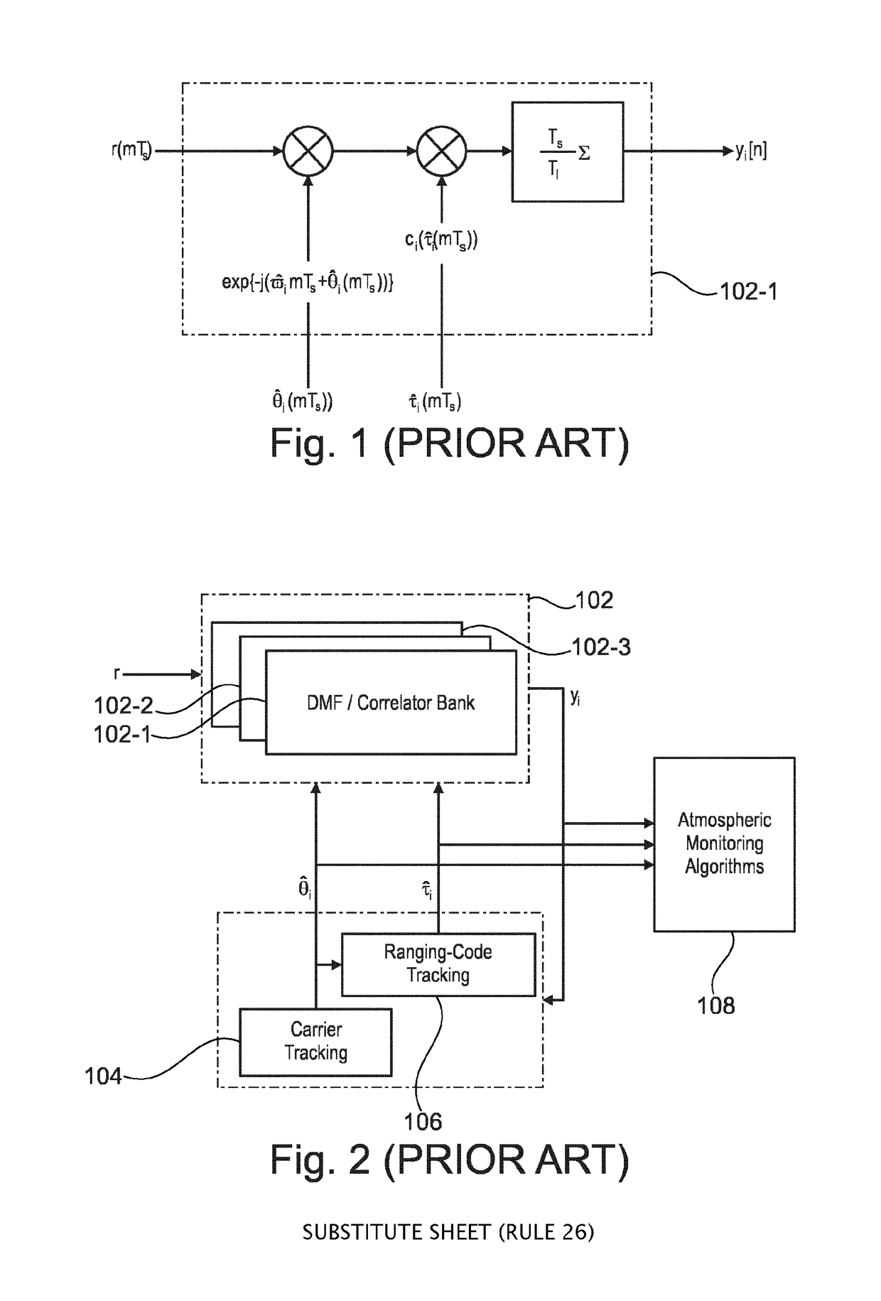 Method and apparatus for processing radionavigation signals for atmospheric monitoring