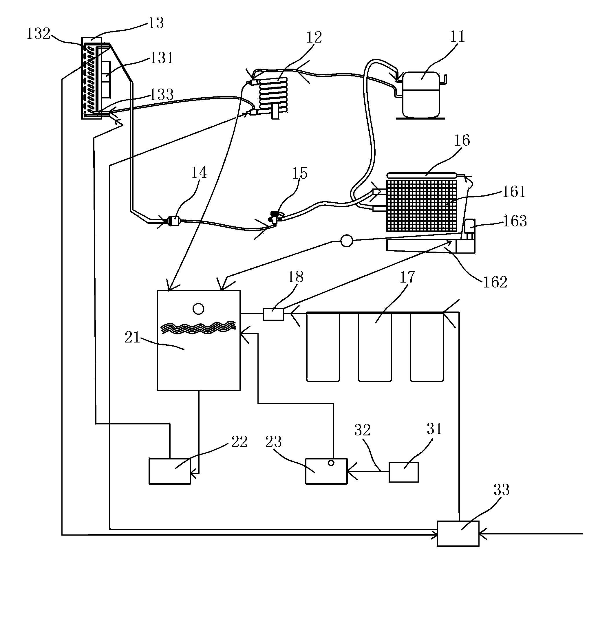 Circulating ice making method