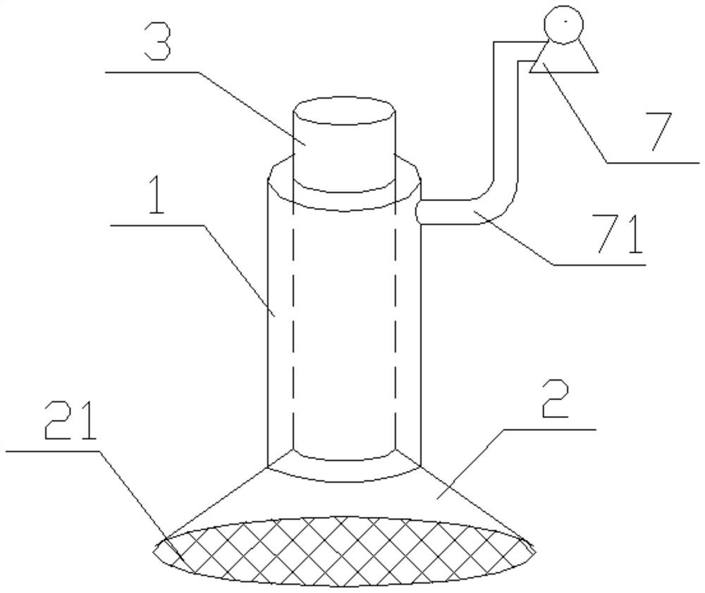 Fast-moving deep foundation pit pumping device