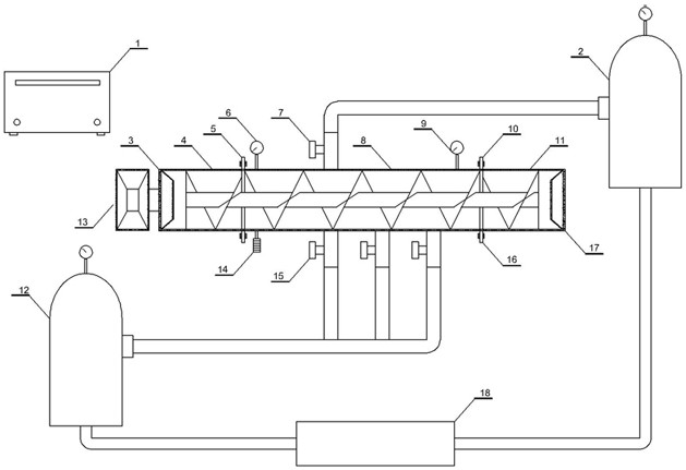 Lignite transient dehydration upgrading and temperature and pressure instant generating device system