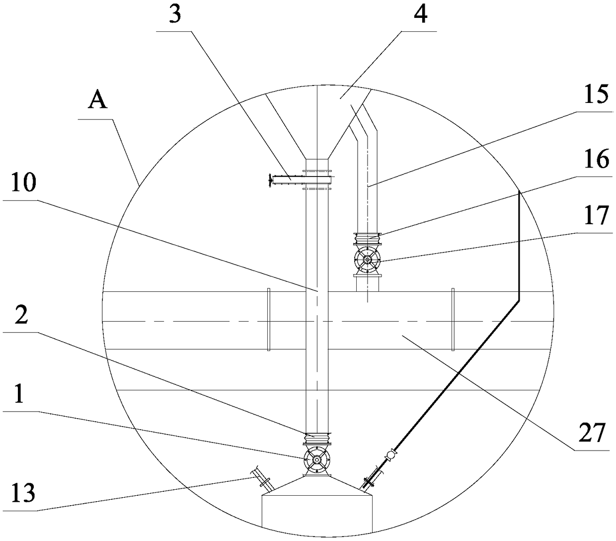 Ash conveying system of coal-fired power plant