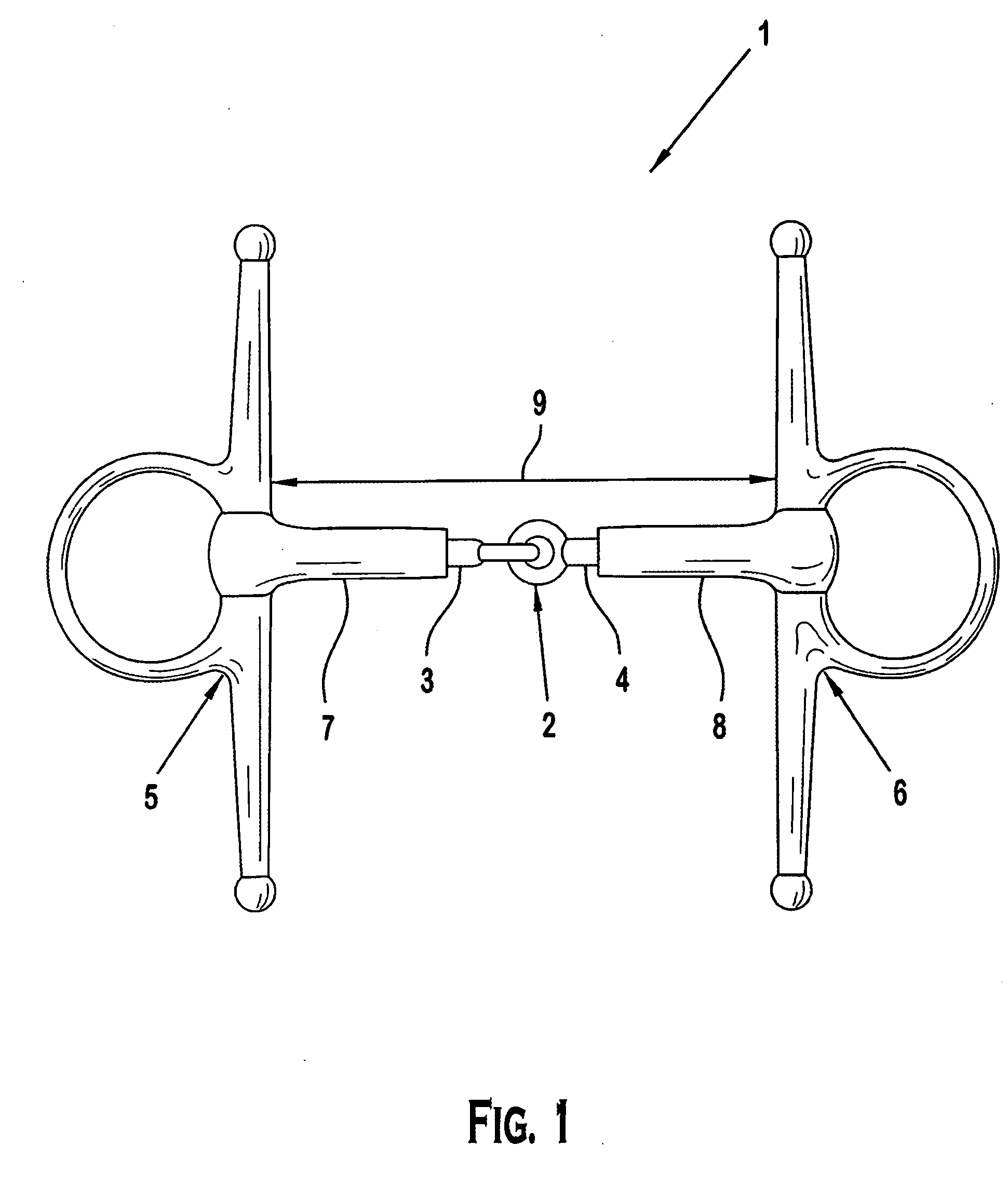 Adjustable horse bit