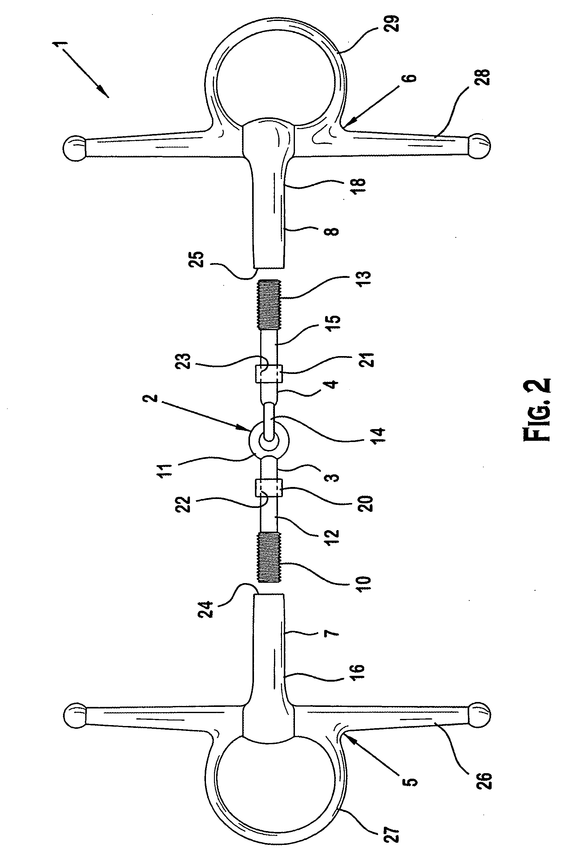 Adjustable horse bit