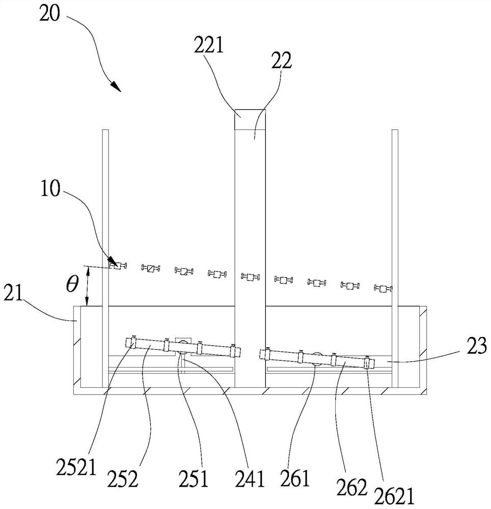 Inclined platform, substrate conveying device and substrate conveying method