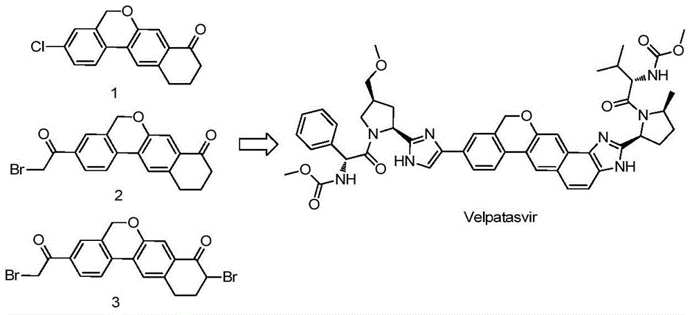 Synthetic method for Velpatasvir intermediate