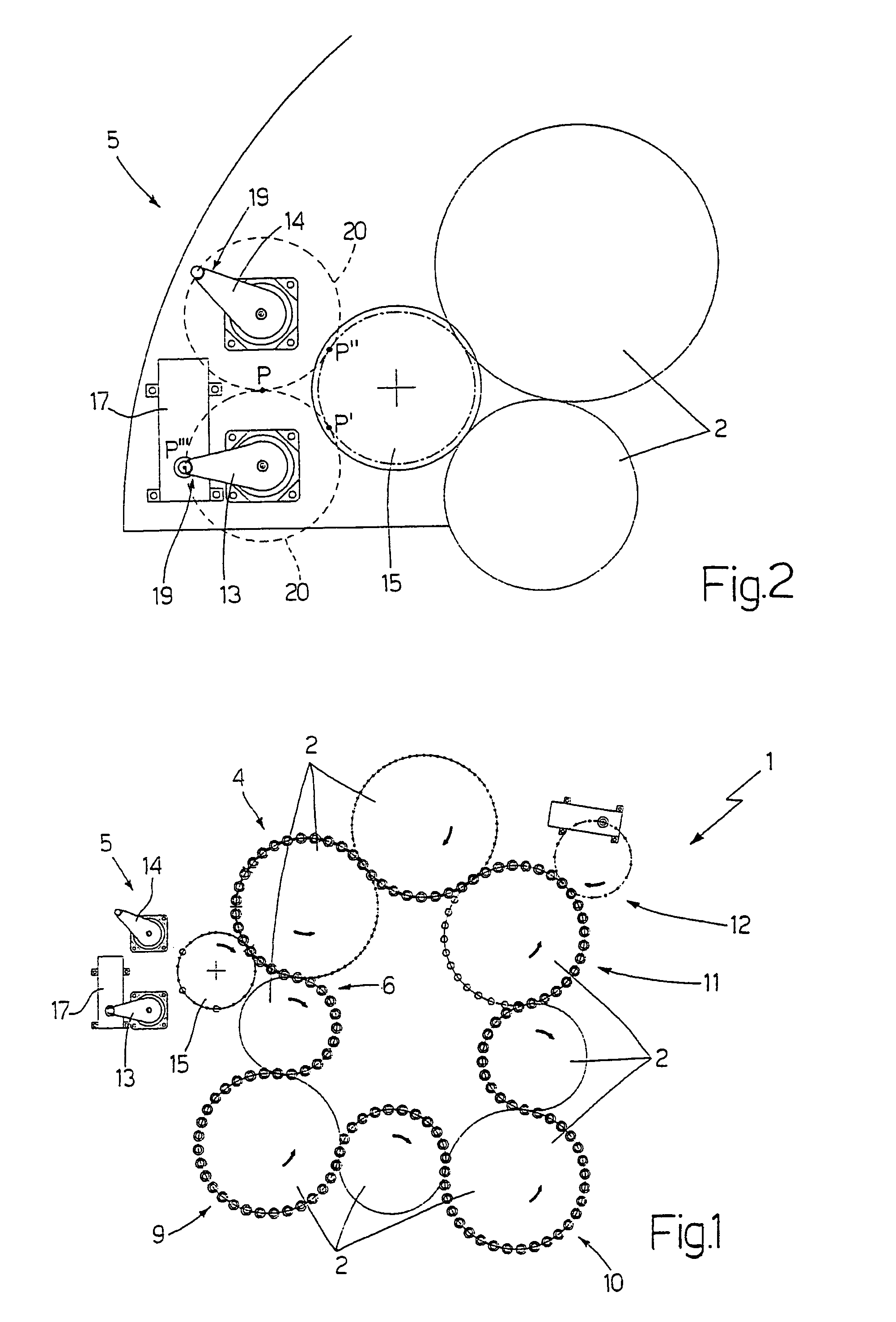 Machine for metering a product into capsules