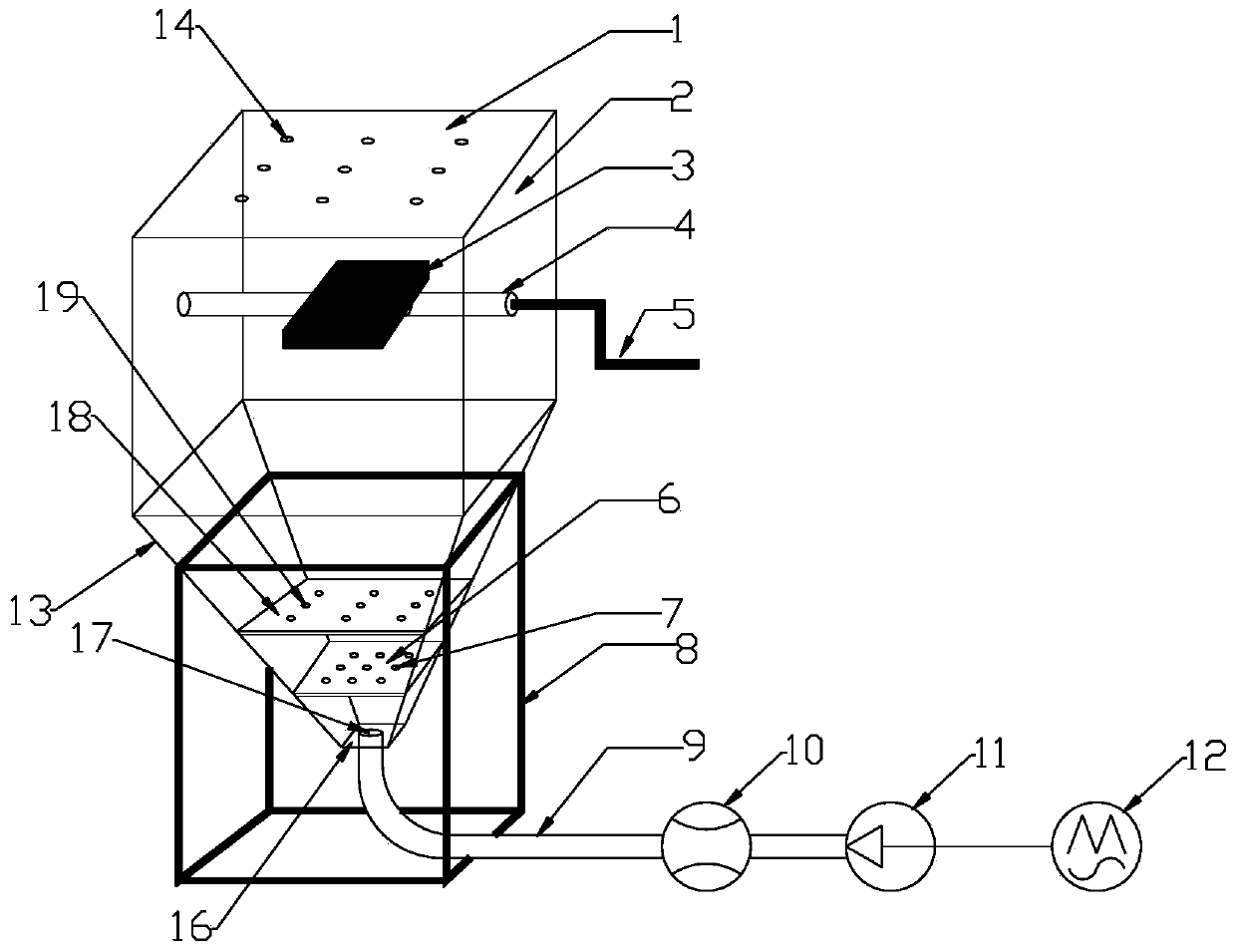 Device and method for preparing fiber-reinforced silica sol composite shell by air laying