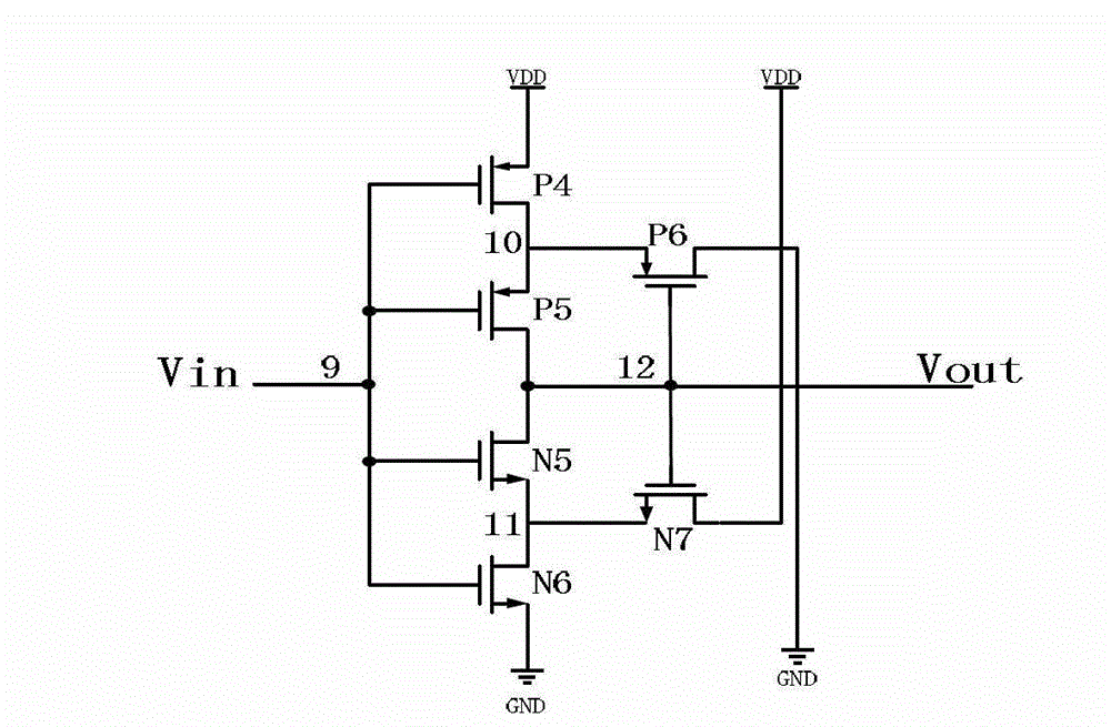Low-power-consumption high-reliability electrification resetting circuit