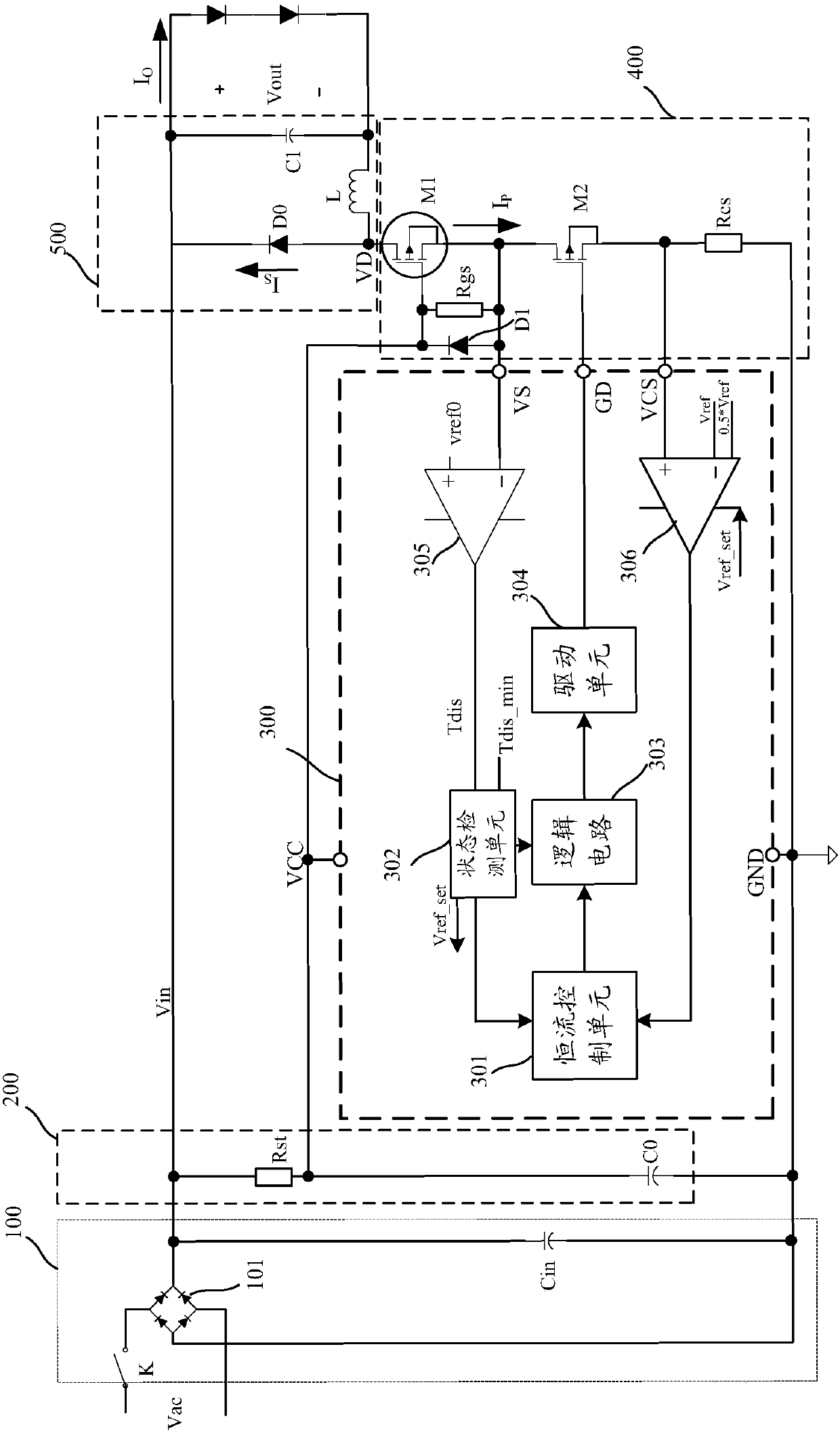 An Anti-interference Constant Current LED Driving Circuit