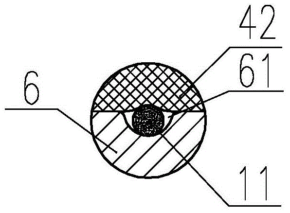 Automatic rope release device for direct seeding machine