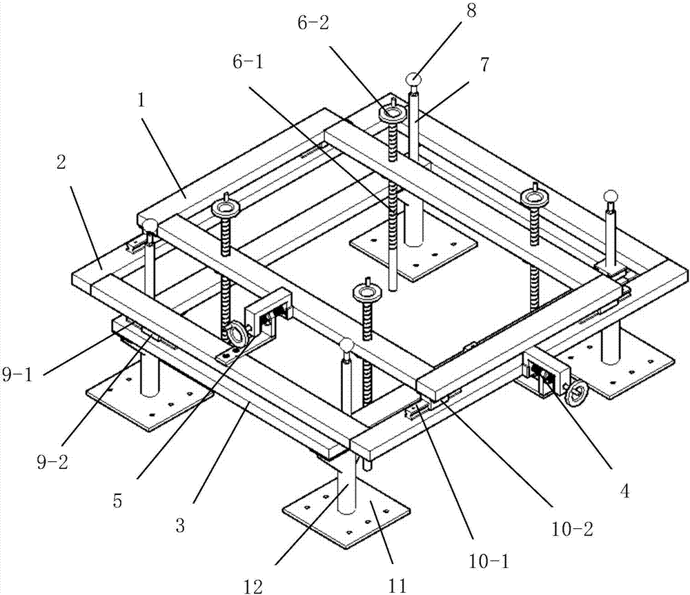 Positioning fixture for medium and low speed maglev track J III telescopic joint installation