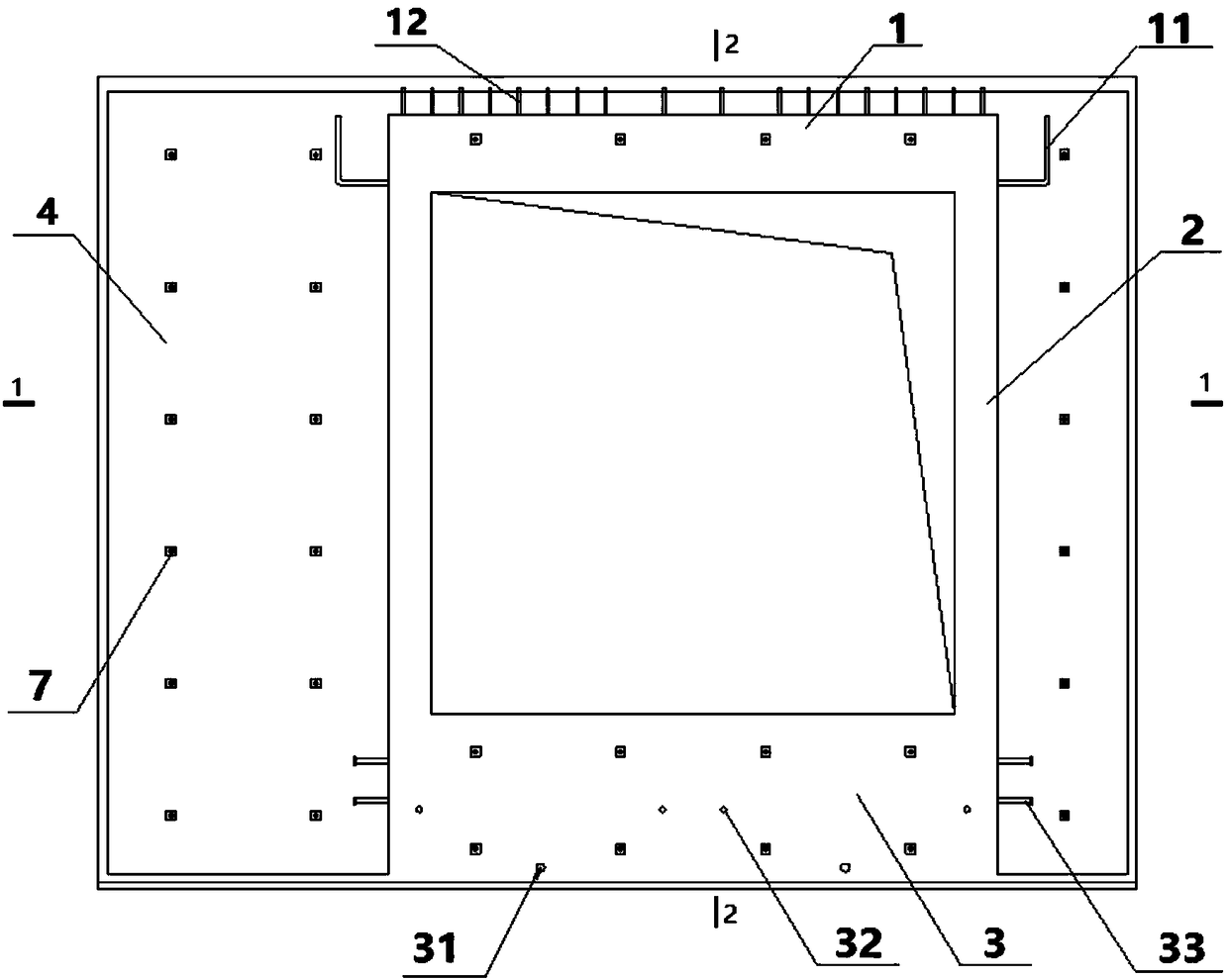 Prefabricated pcf exterior wall panel with window frame and its installation method