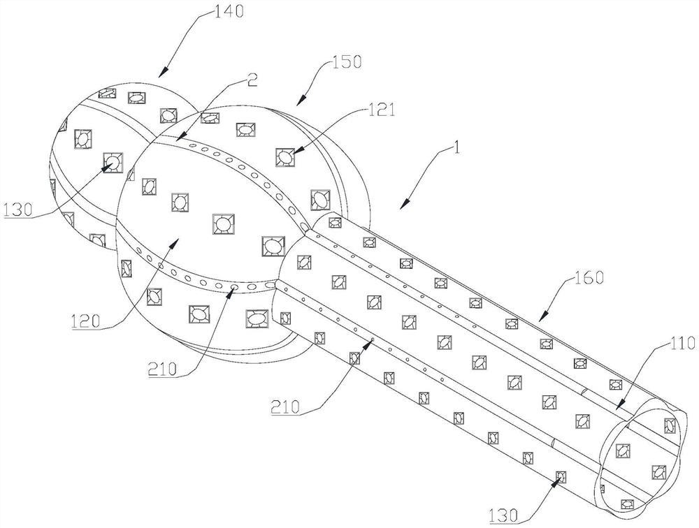 Nasal cavity support and nasal cavity irrigation system