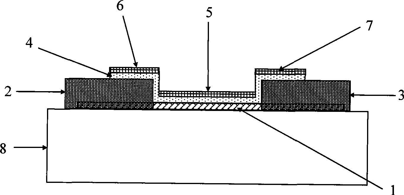 Self-aligning gate construction nano field-effect transistor and preparation thereof