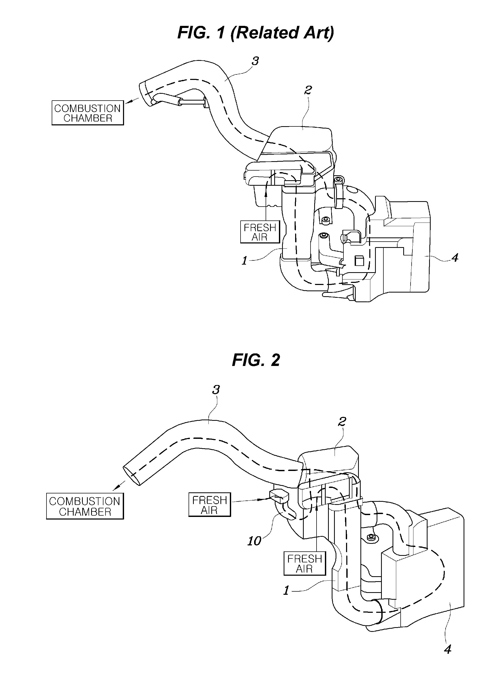 Variable intake device of engine