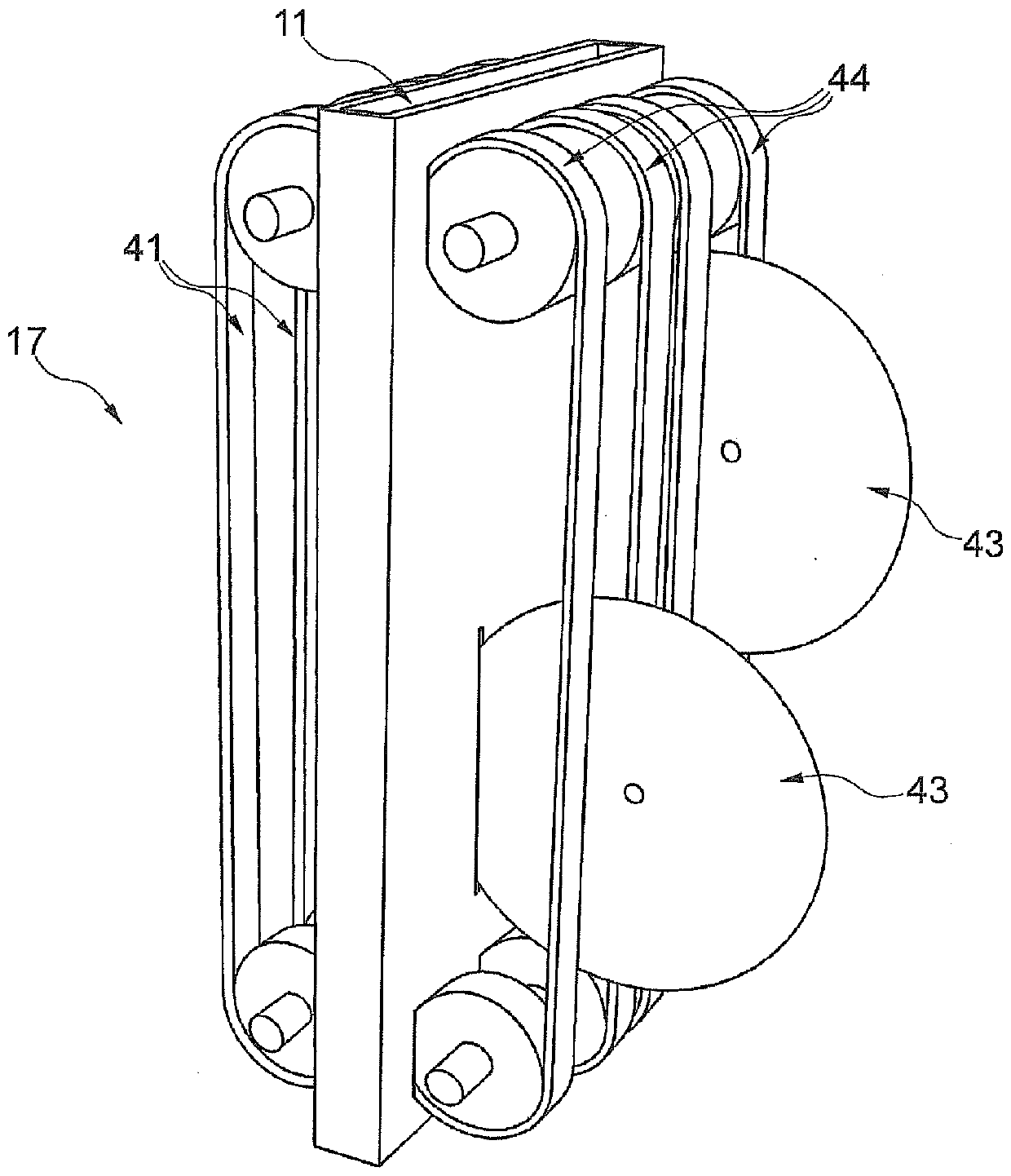 Conveying device for rod-shaped tobacco articles