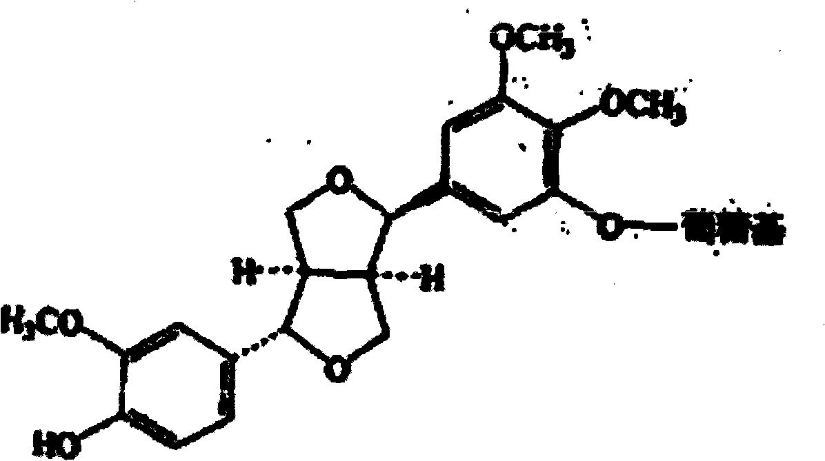 Method for extracting forsythin from weeping forsythia leaves