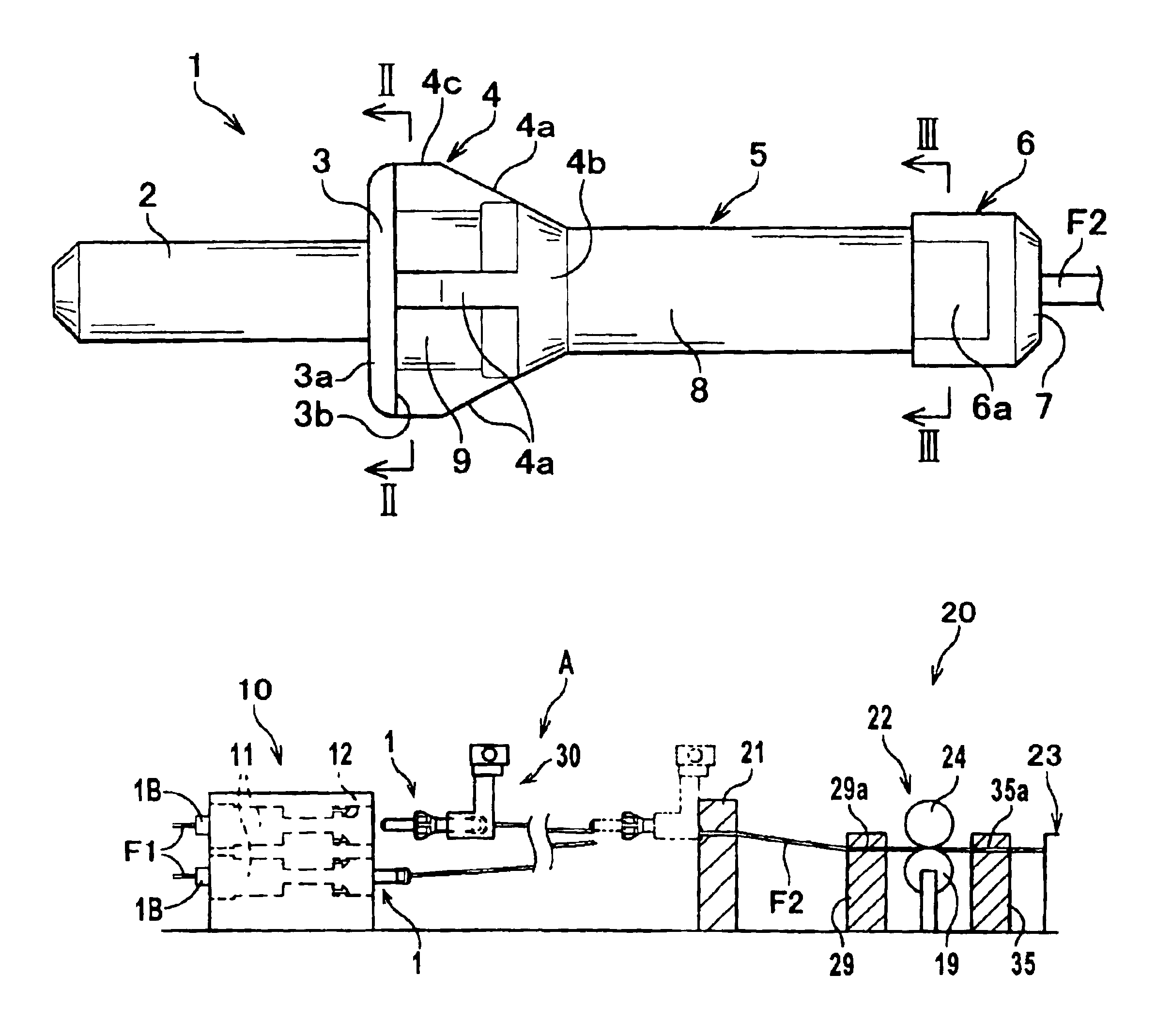 Optical fiber cross-connect with a connection block, an alignment block and a handling device