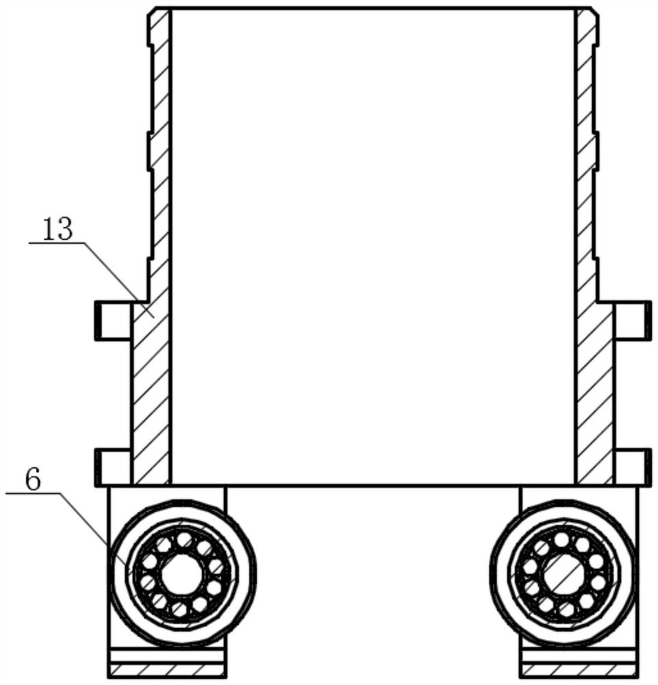 Lifting rod based on pulley principle