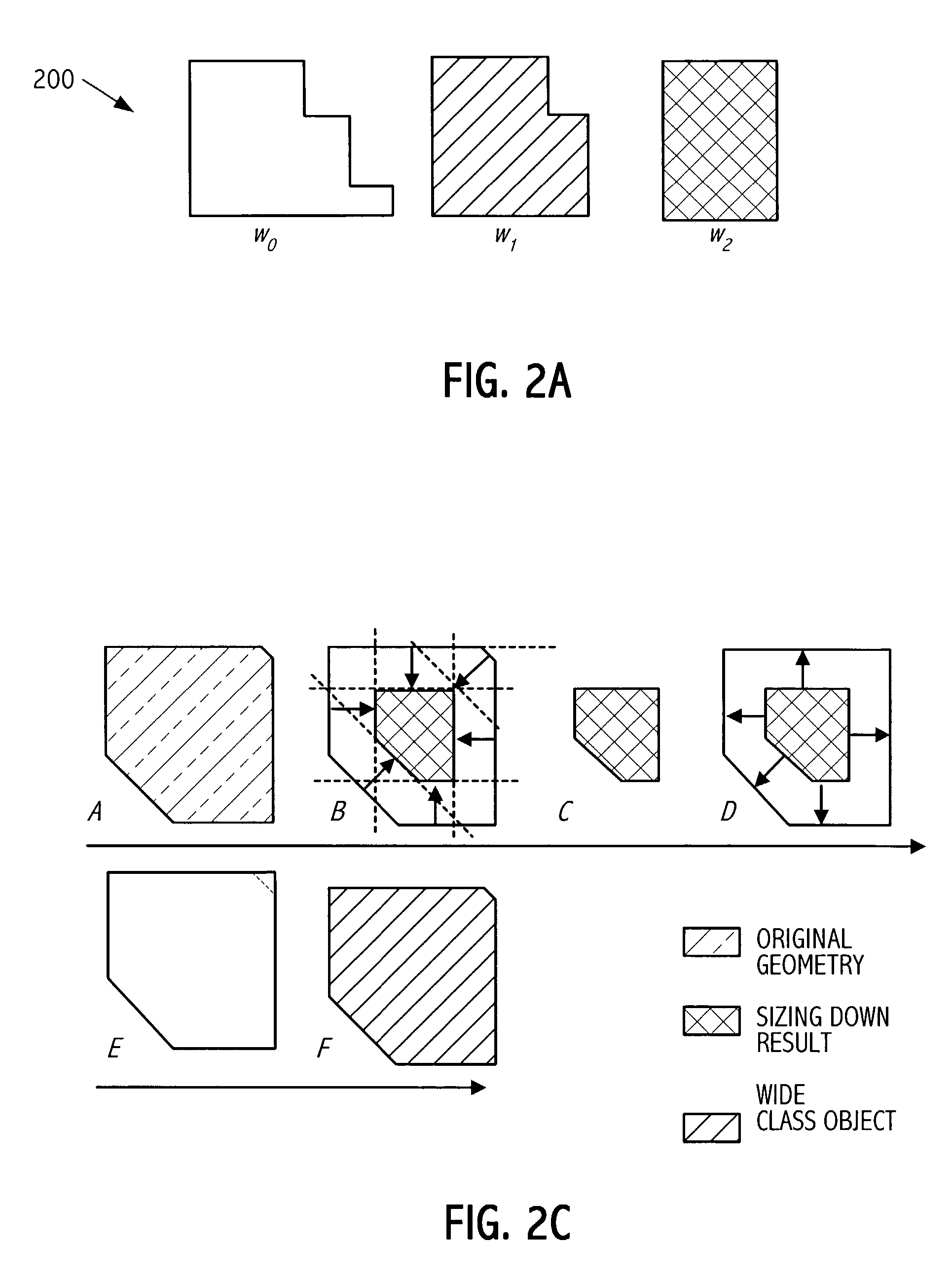 Correction of spacing violations between dummy geometries and wide class objects of design geometries