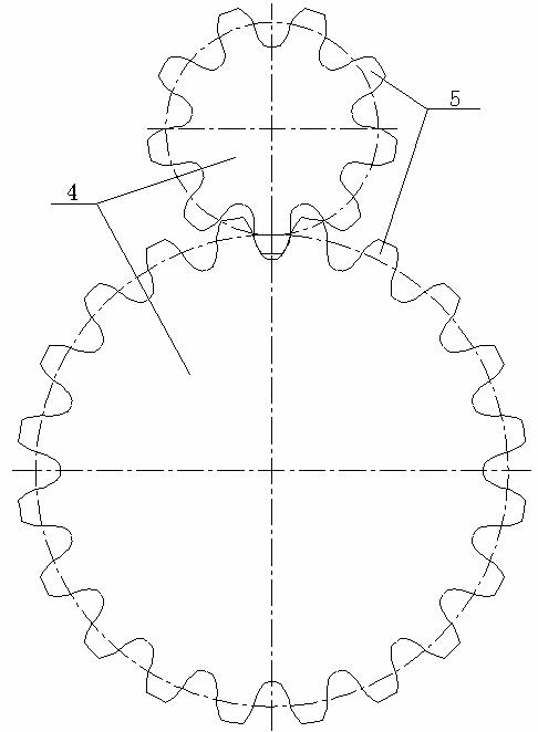 Single-tangent double-circular-arc gear