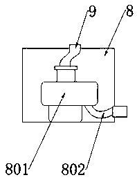 Cloud and fog dust suppression device for environmental protection