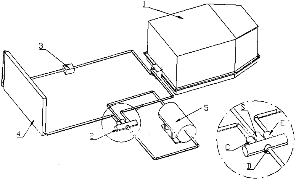 Graphene and heat pump coupled heating and cooling device for power battery pack