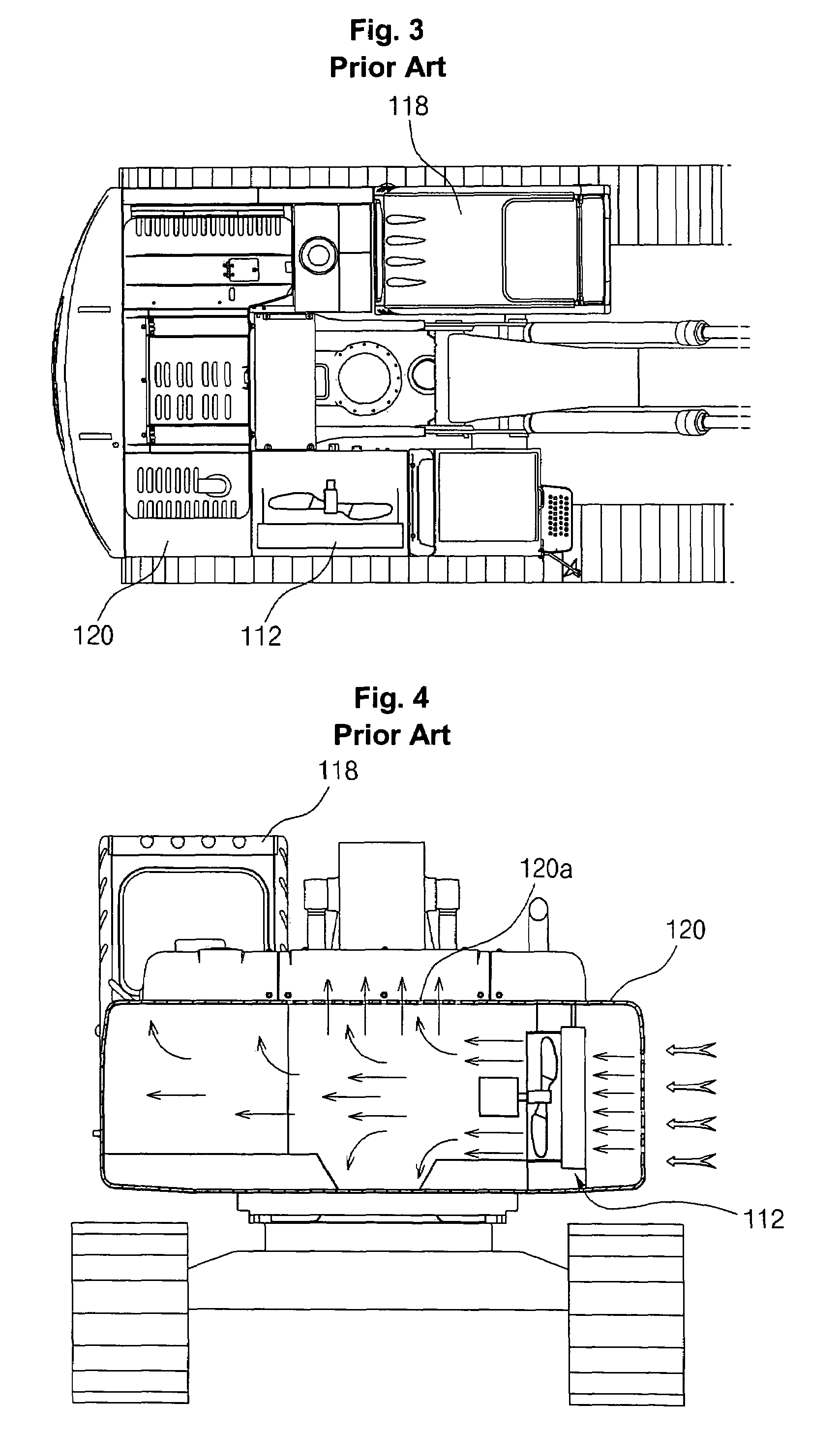 Heating apparatus for cabin of construction equipment
