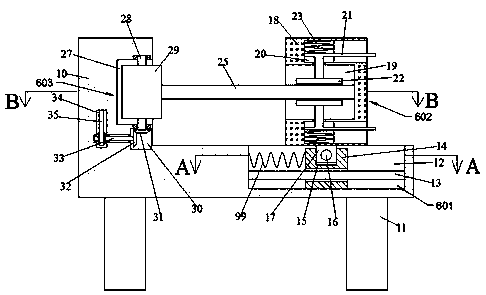 An automatic edge banding device for furniture panels