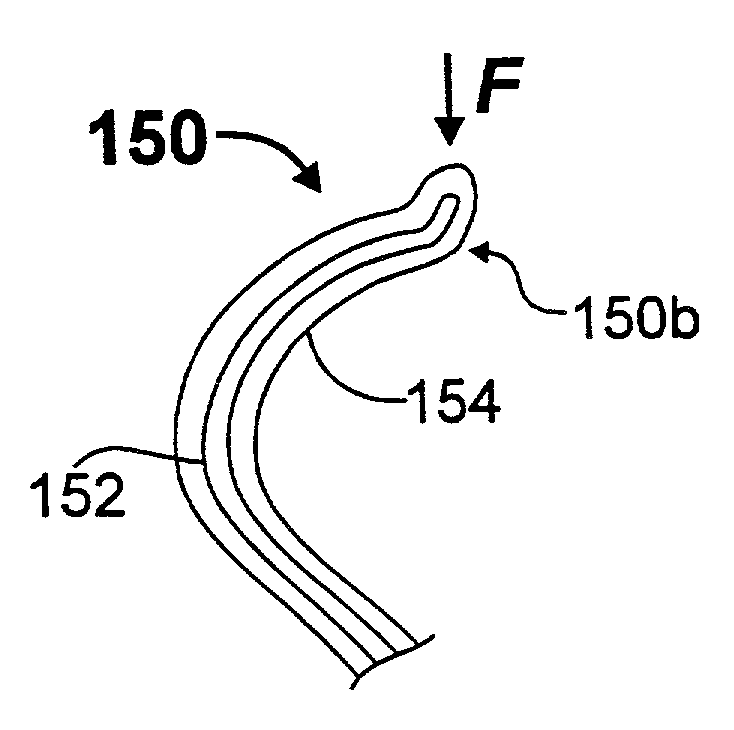 Method of making a contact structure with a distinctly formed tip structure