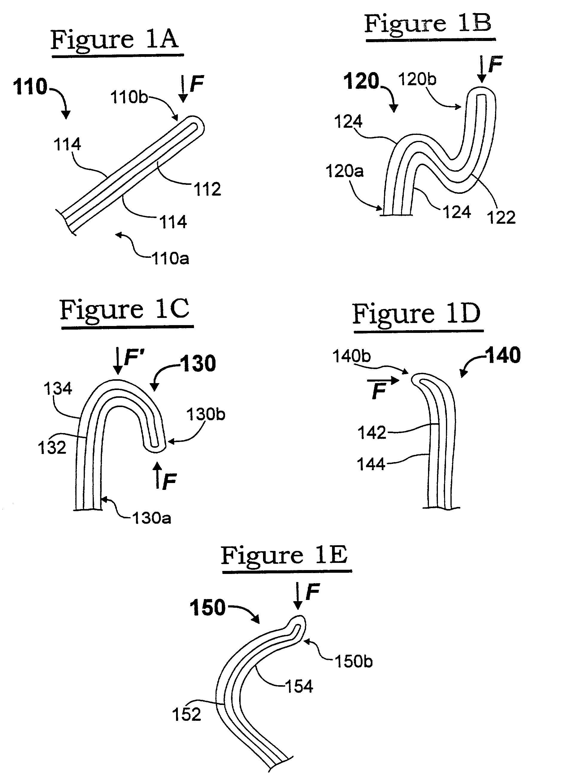 Method of making a contact structure with a distinctly formed tip structure