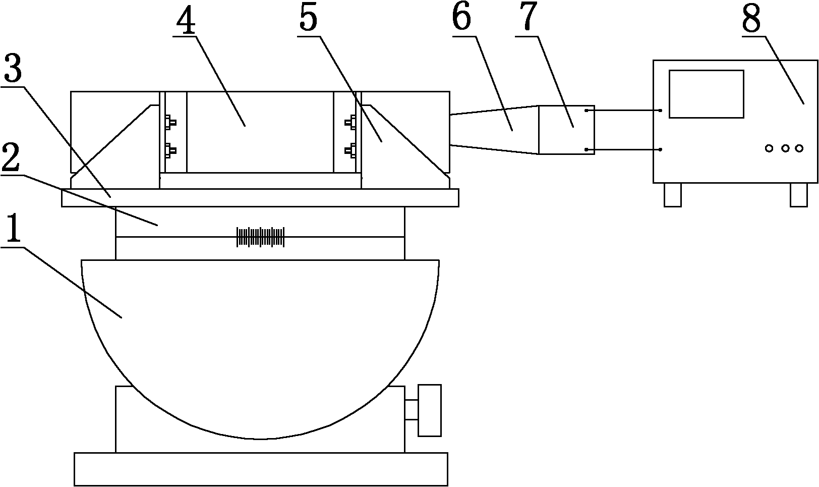 Ultrasonic vibration auxiliary grinding device for minutely processing surface of micro-structure