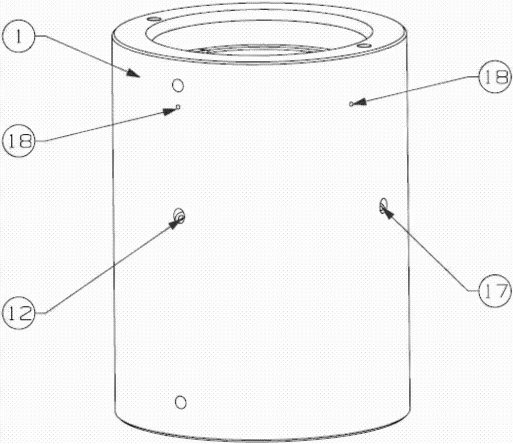 Underwater wellhead annular sealing ground testing device capable of loading and pressurizing at the same time